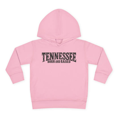 Tennessee Born and Raised Southern Heritage Unisex Toddler Pullover Fleece Hoodie