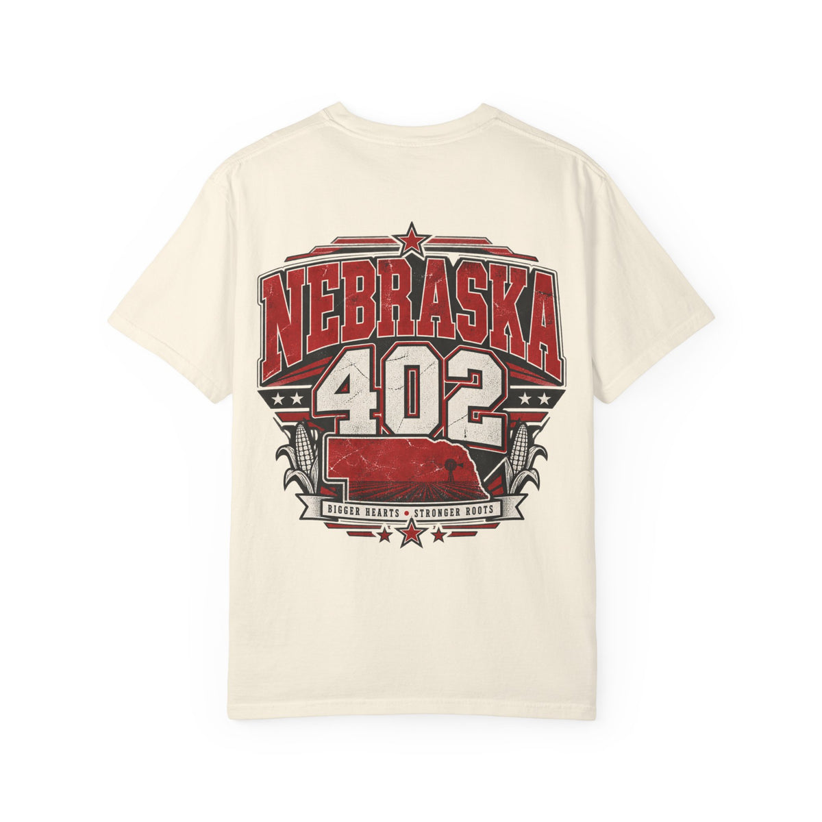 Nebraska 402 Unisex Comfort Color 1717 Streetwear Graphic Tee