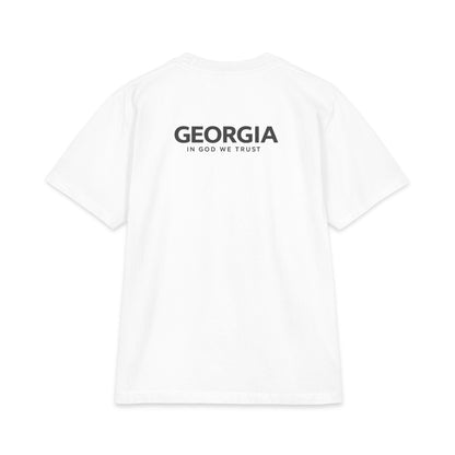 Georgia All State In God We Trust Unisex Max Heavyweight Short Sleeve