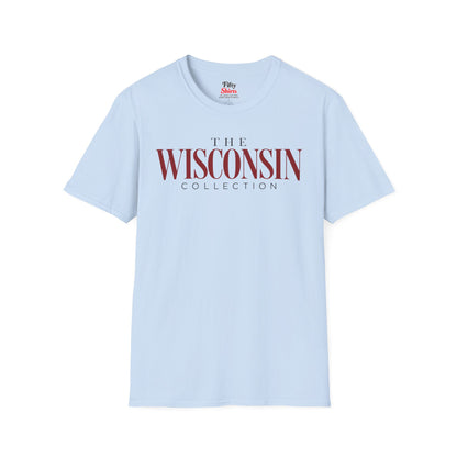 The Wisconsin Collection Unisex Softstyle T Shirt State Name Graphic Tee