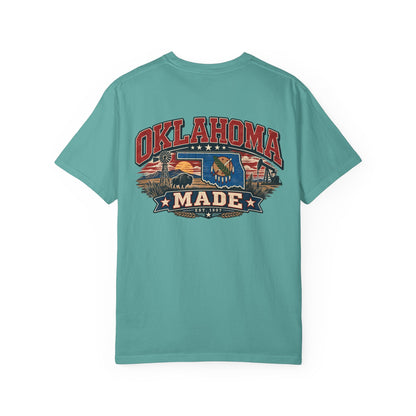 Oklahoma Made Unisex Comfort Color 1717 Streetwear Graphic Tee