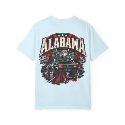 Alabama Night Drive Unisex Comfort Color 1717 Streetwear Graphic Tee