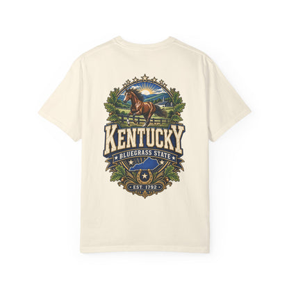 Kentucky Bluegrass Legacy Unisex Comfort Color 1717 Streetwear Graphic Tee