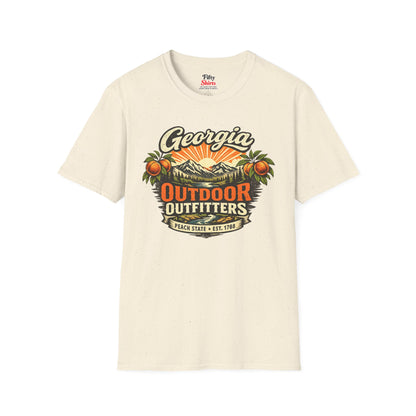 Georgia Outdoor Outfitters Unisex Softstyle T Shirt State Pride Graphic Tee Collections FS03
