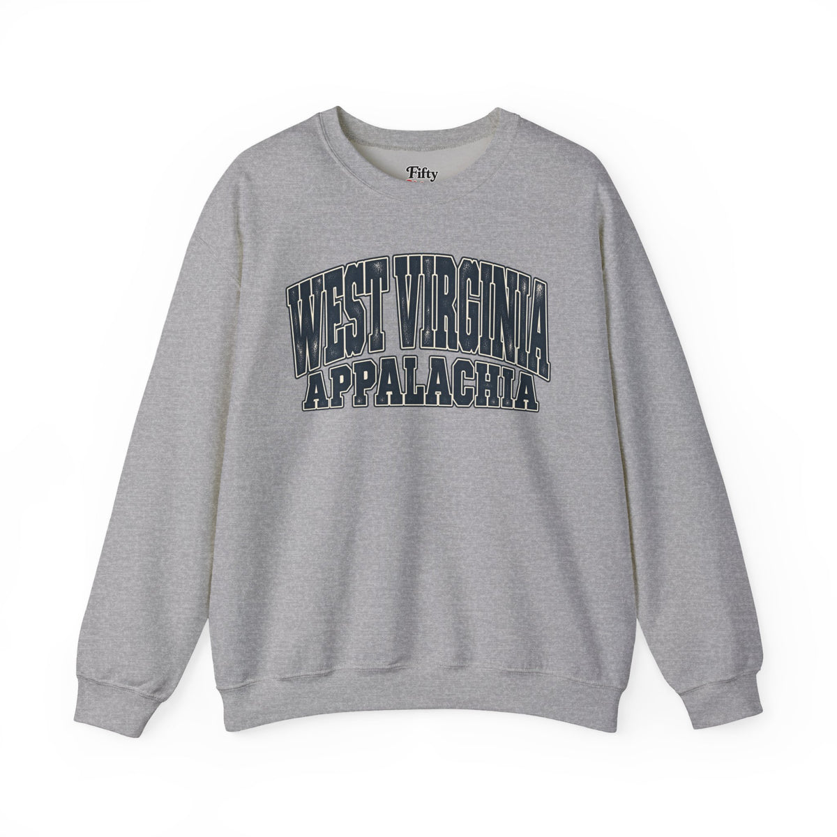 West Virginia Appalachia Unisex Crewneck Sweatshirt State Name Graphic