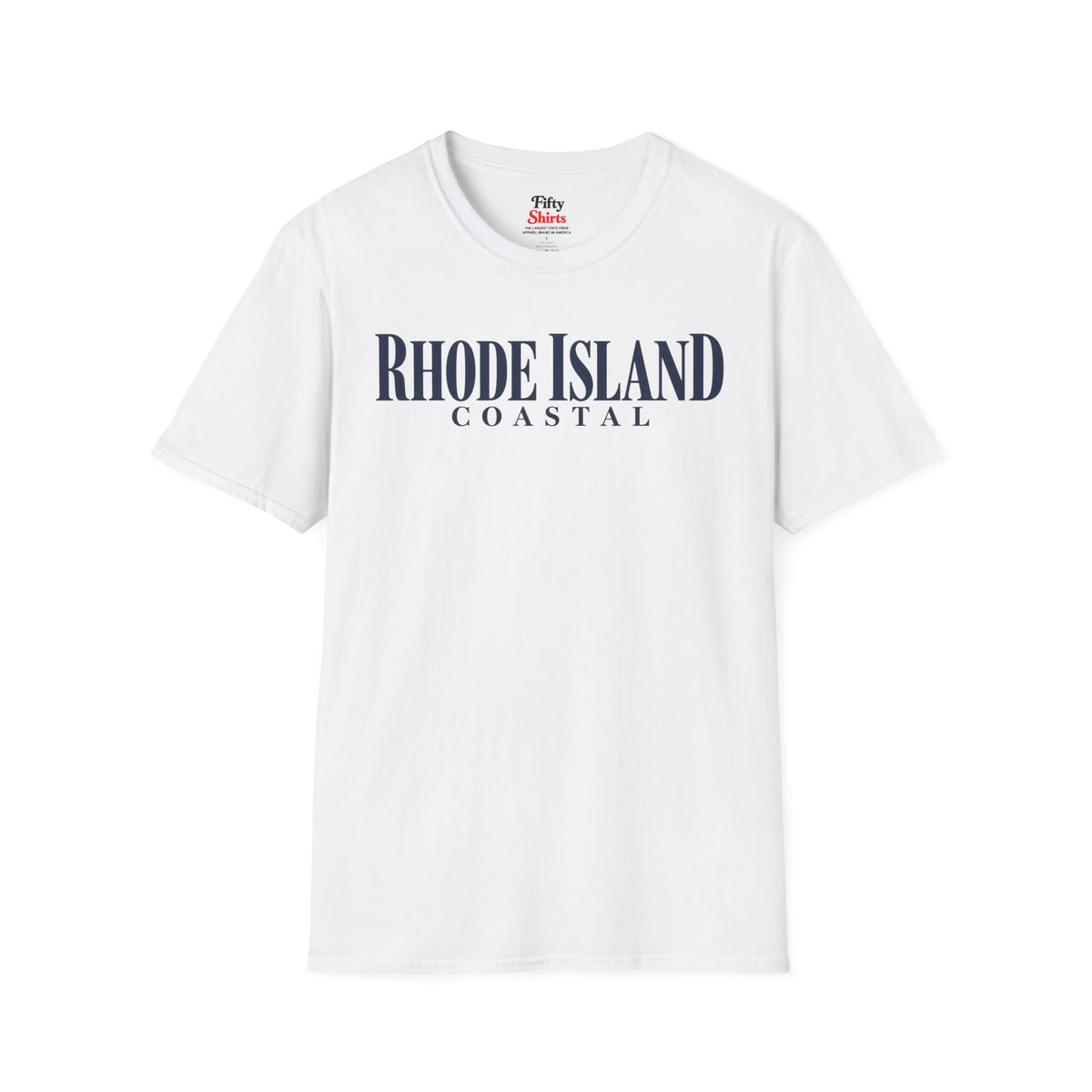 Rhode Island Coastal Unisex Softstyle T Shirt State Name Graphic Tee
