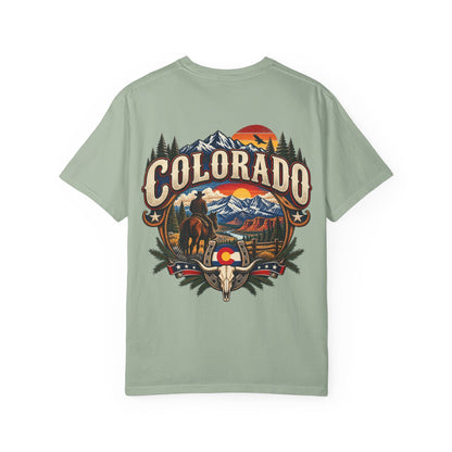 Colorado Wild West  Unisex Comfort Color 1717 Streetwear Graphic Tee