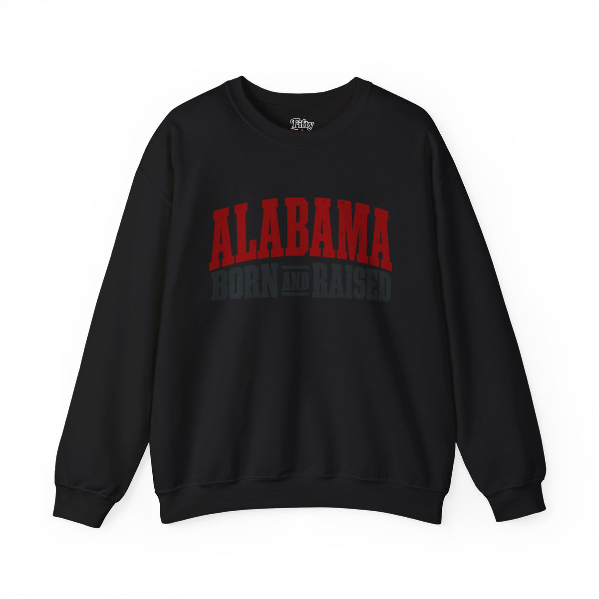 Alabama Born and Raised Rugged Workwear Unisex Sweatshirt Graphic