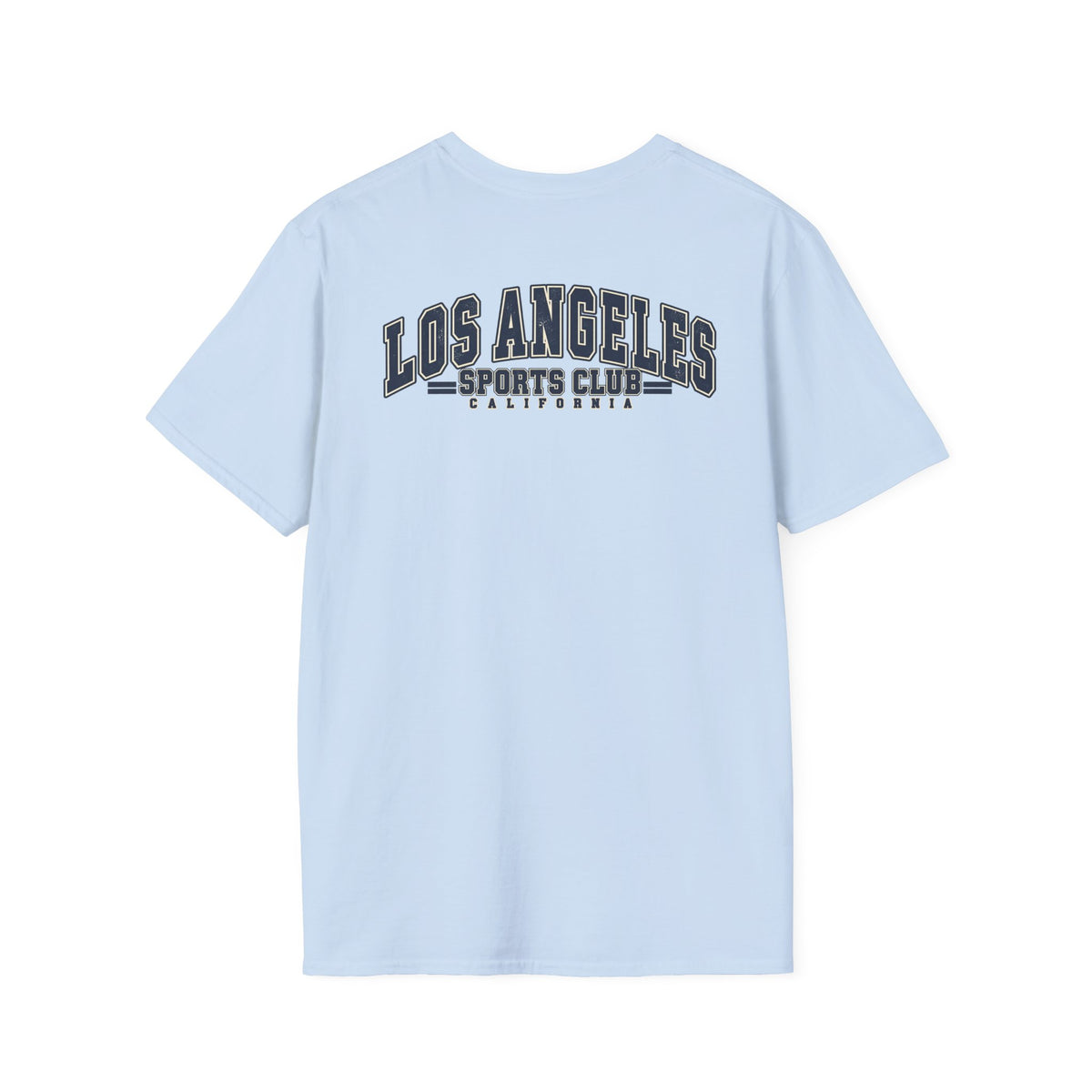 Distressed Los Angeles Sports Club Logo Unisex Softstyle Graphic Tee