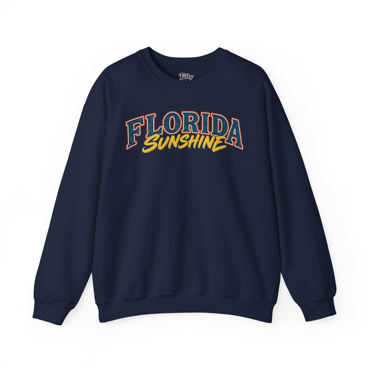 Florida Sunshine Unisex Crewneck Sweatshirt State Name Graphic