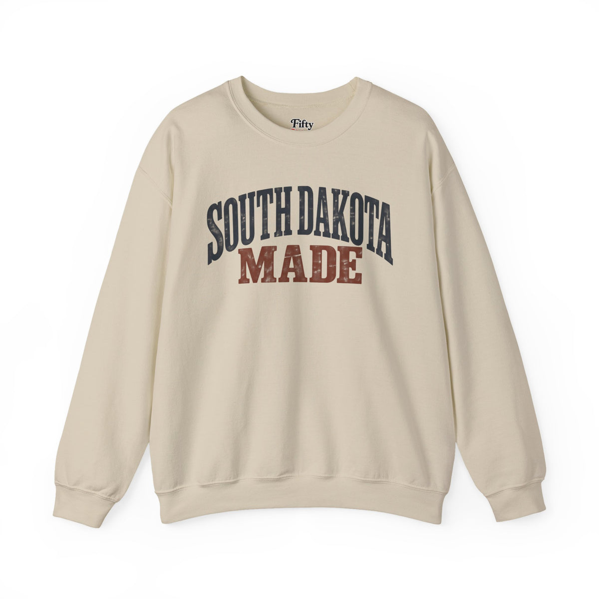 South Dakota Made Unisex Crewneck Sweatshirt State Name Graphic