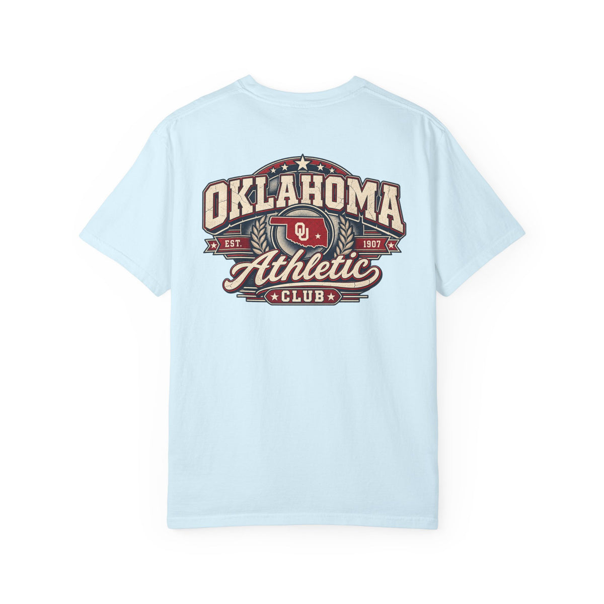Oklahoma Athletic Club Unisex Comfort Color 1717 Streetwear Graphic Tee