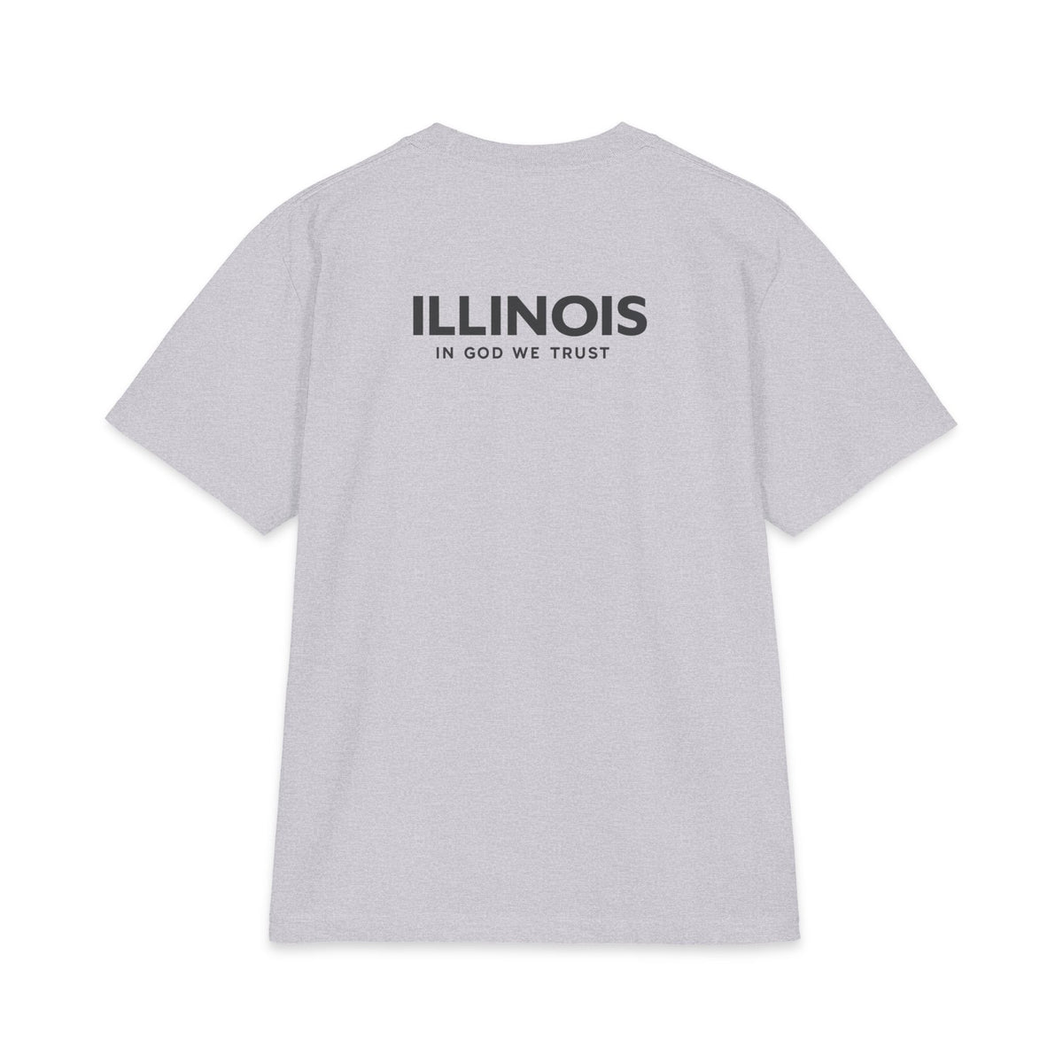 Illinois All State In God We Trust Unisex Max Heavyweight Short Sleeve