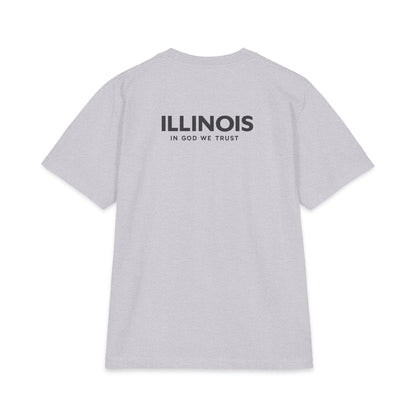 Illinois All State In God We Trust Unisex Max Heavyweight Short Sleeve