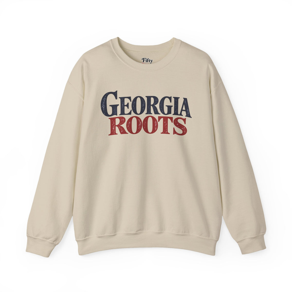 Georgia Roots Unisex Crewneck Sweatshirt State Name Graphic