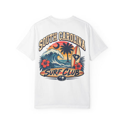 South Carolina Surf Club Unisex Comfort Color 1717 Streetwear Graphic Tee
