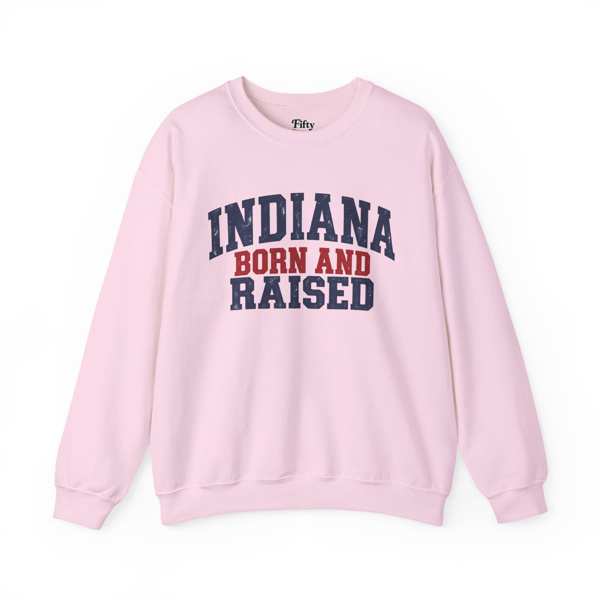 Indiana Born and Raised Classic Heritage Unisex Sweatshirt Graphic