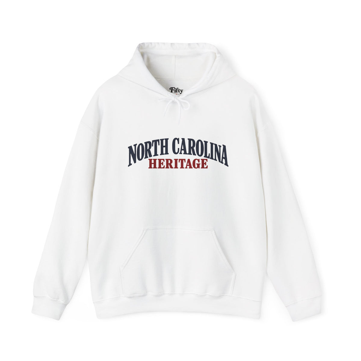 North Carolina Heritage Unisex Hoodie State Name Graphic