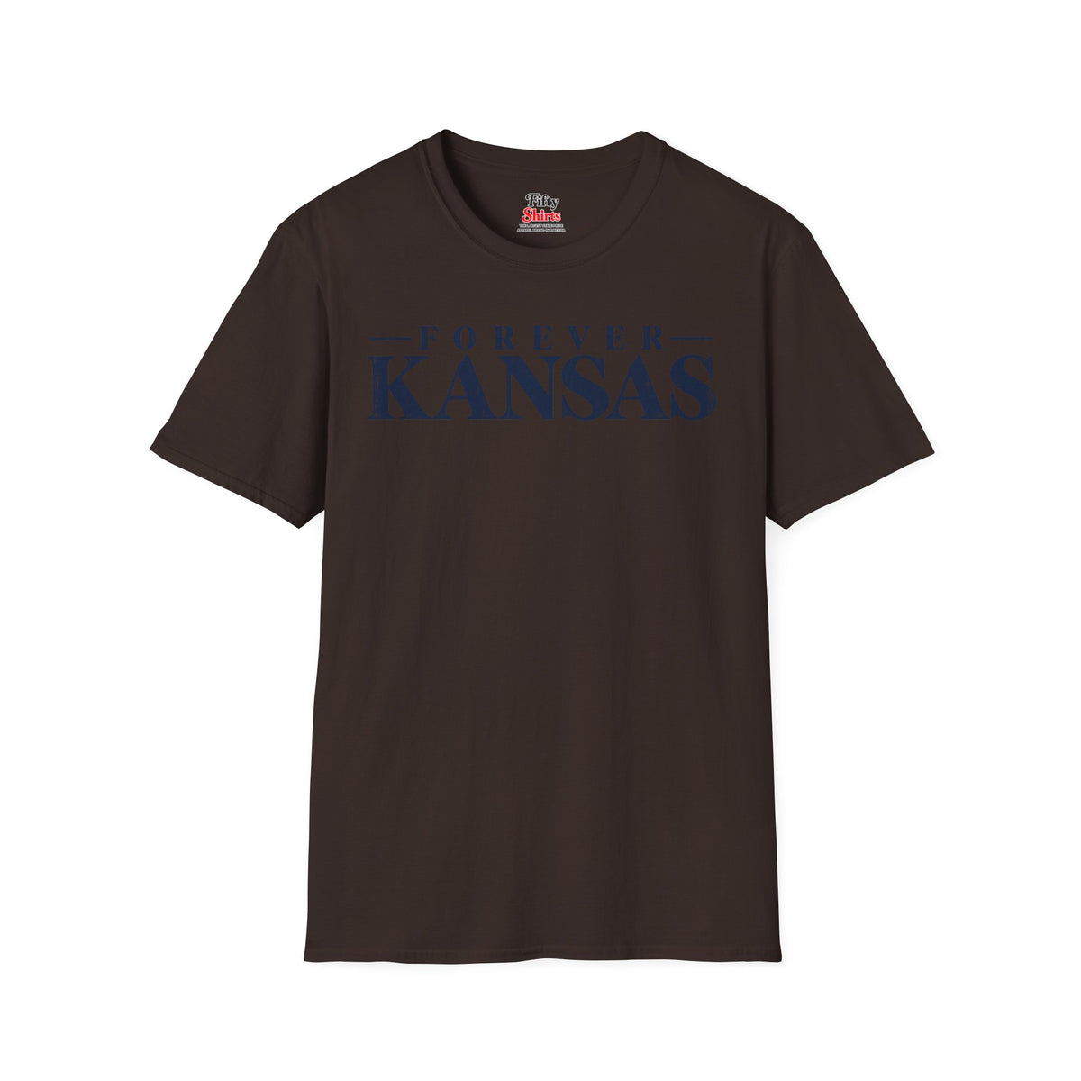 Forever Kansas Unisex Softstyle T Shirt State Name Graphic Tee
