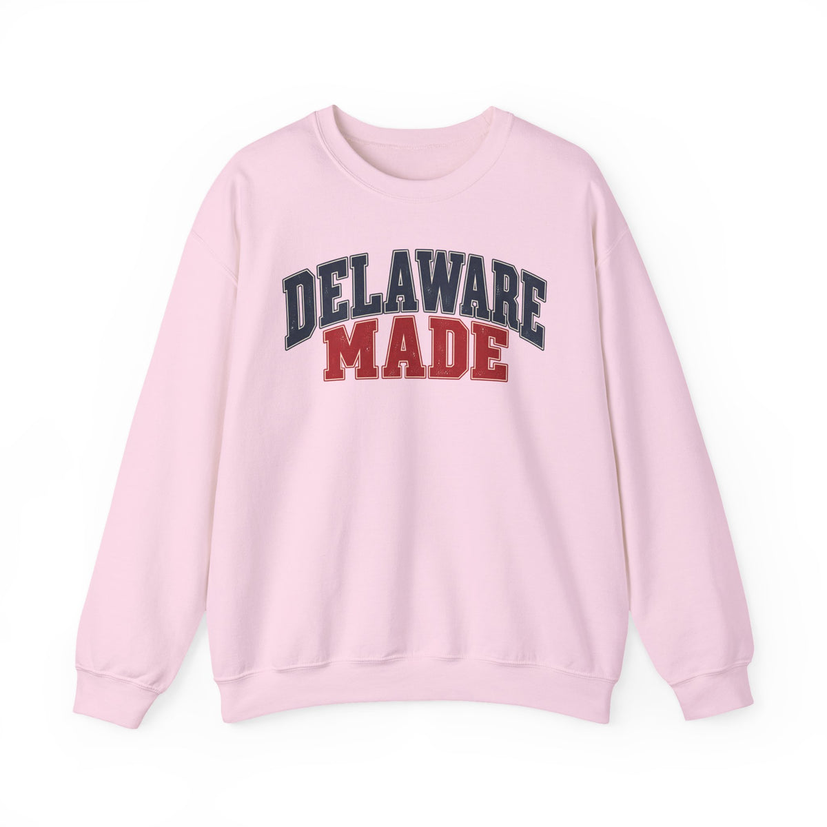 Delaware Made Unisex Crewneck Sweatshirt State Name Graphic