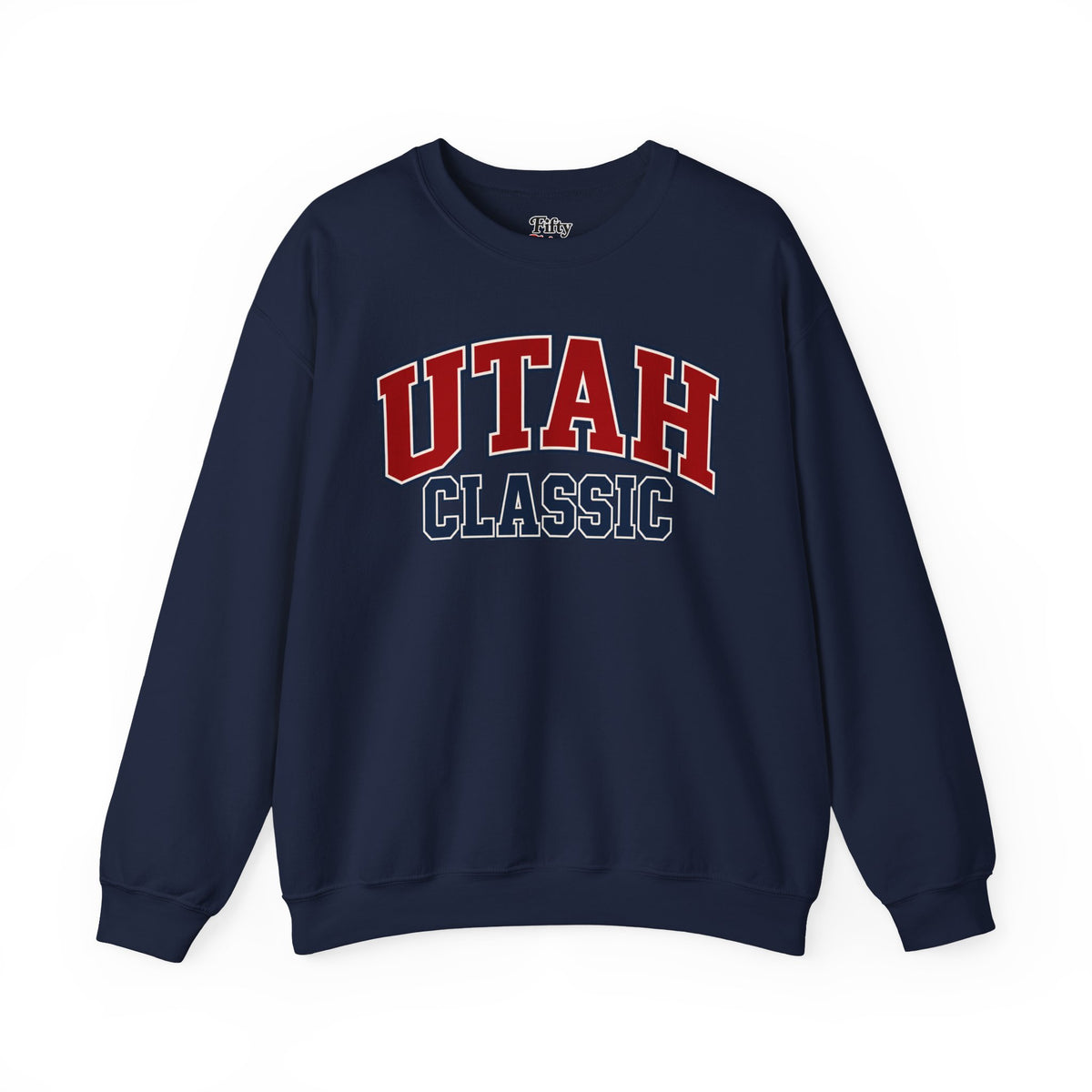 Utah Classic Unisex Crewneck Sweatshirt State Name Graphic