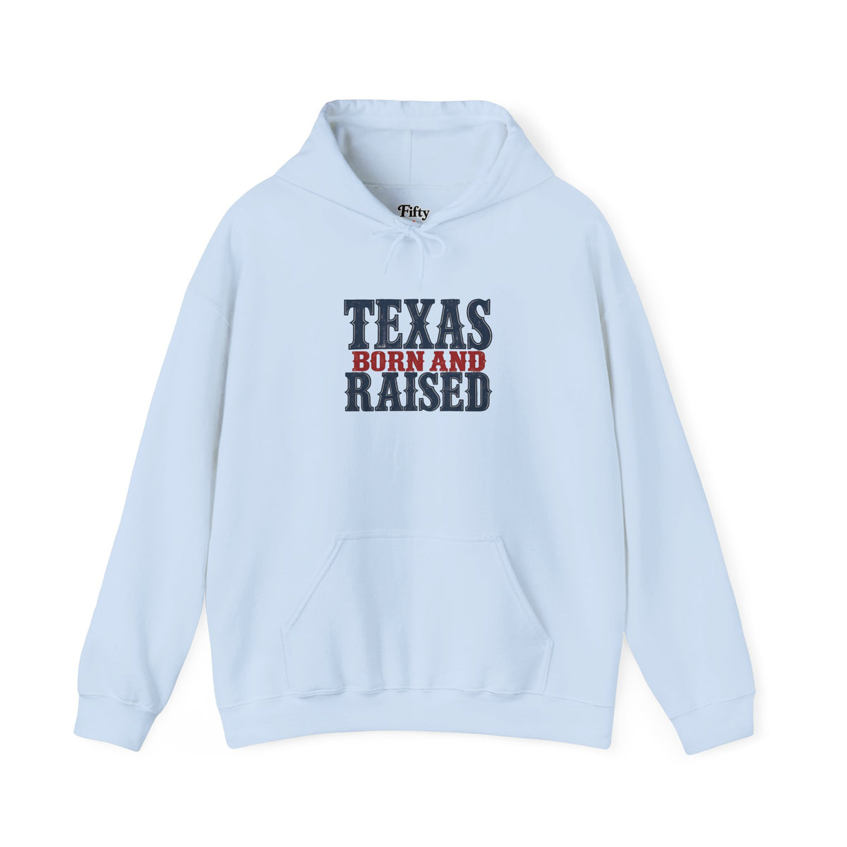 Texas Born and Raised Classic Heritage Unisex Hoodie Graphic
