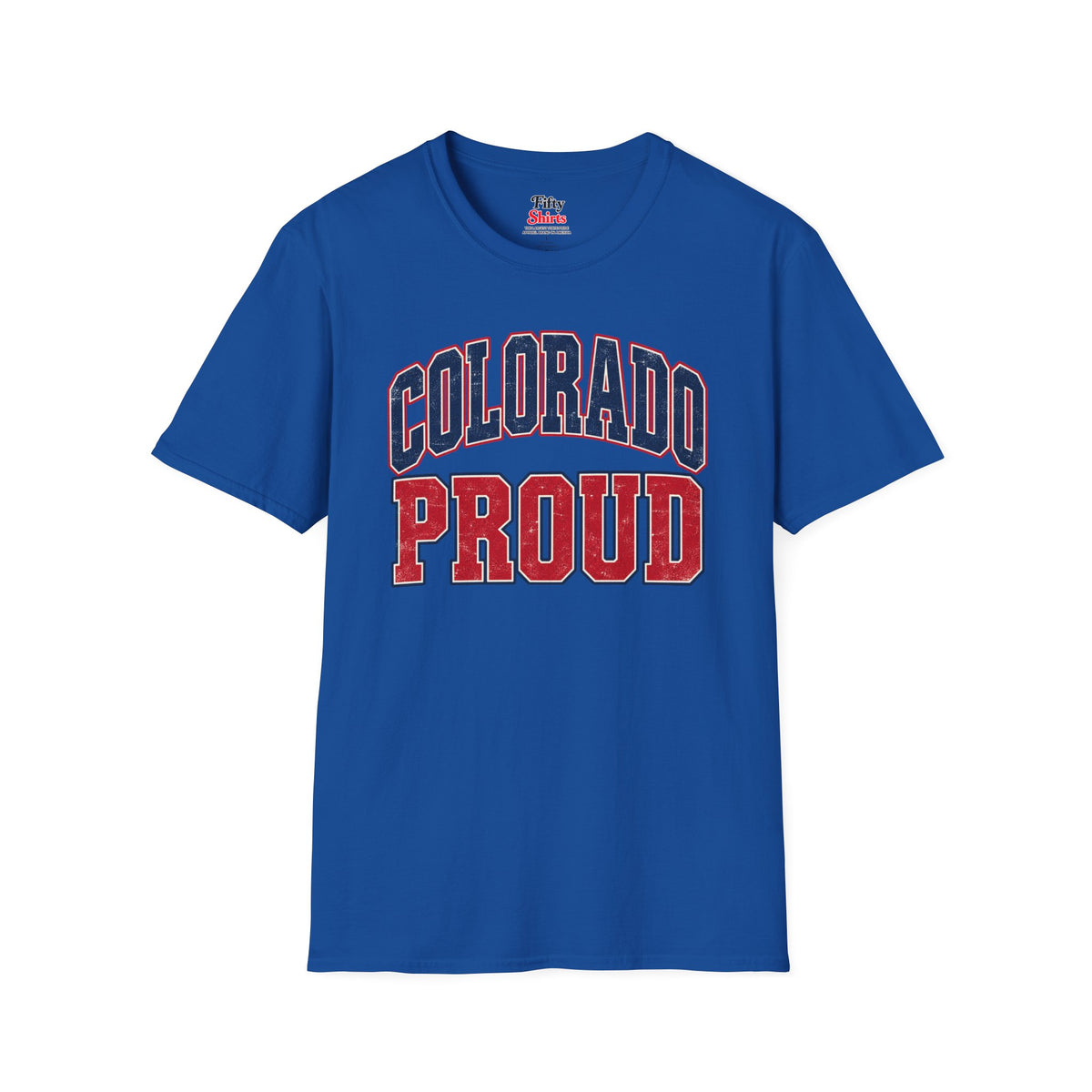 Colorado Proud Unisex Softstyle T Shirt State Name Graphic Tee