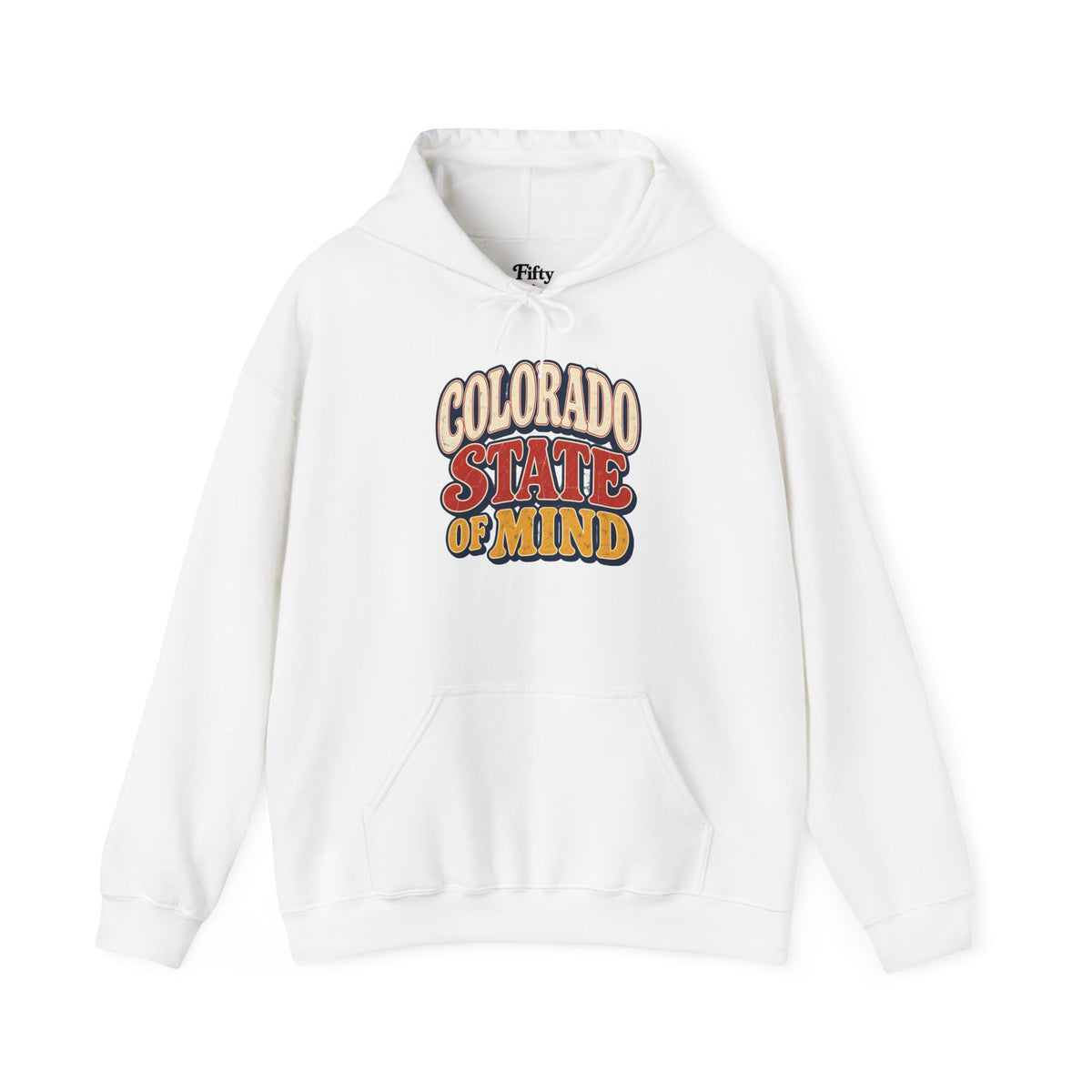 Colorado State of Mind Unisex Hoodie State Name Graphic