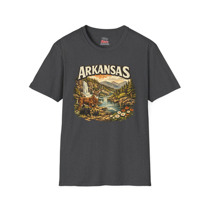 Arkansas Wildlife Unisex Softstyle T Shirt State Pride Graphic Tee Collections FS03