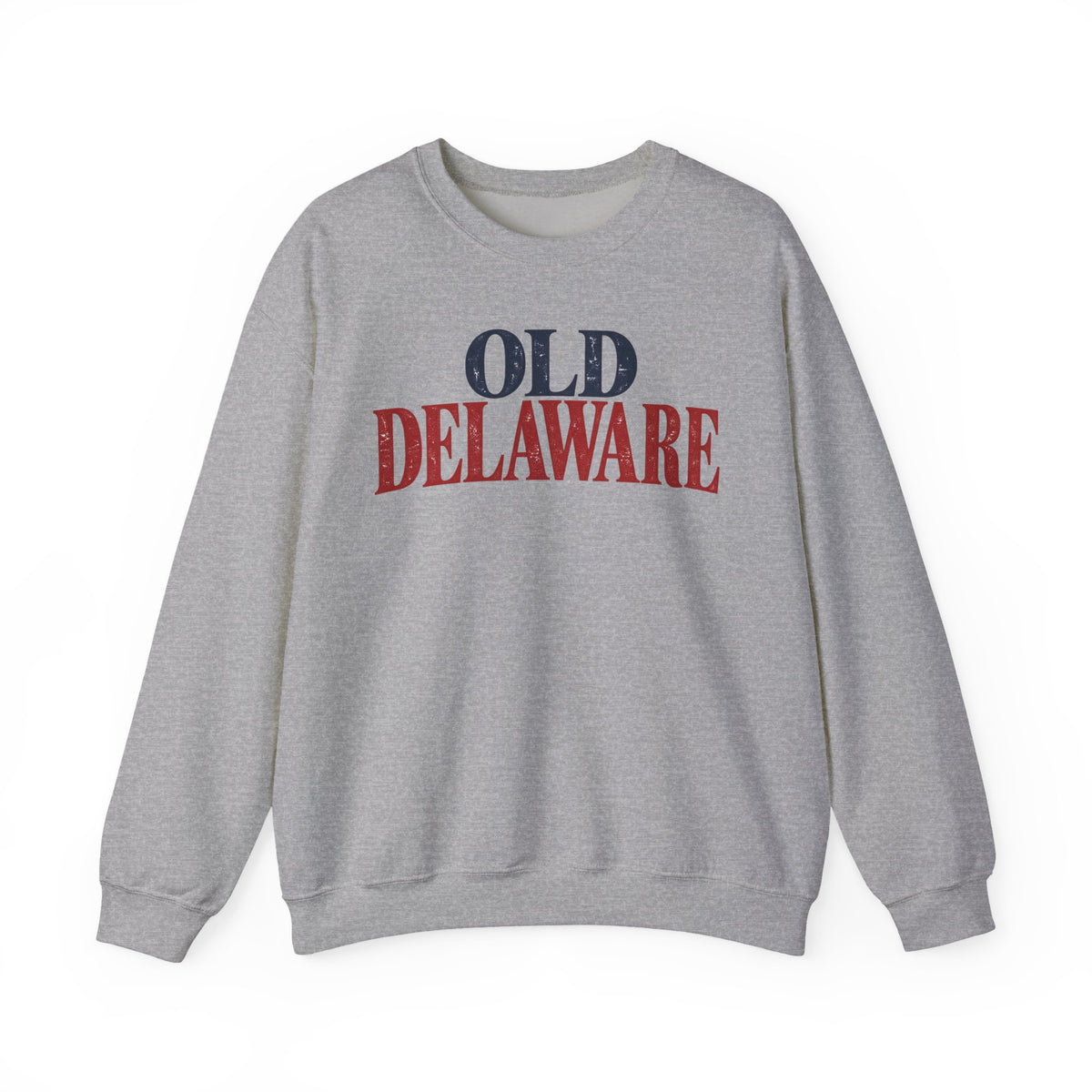 Old Delaware Unisex Crewneck Sweatshirt State Name Graphic