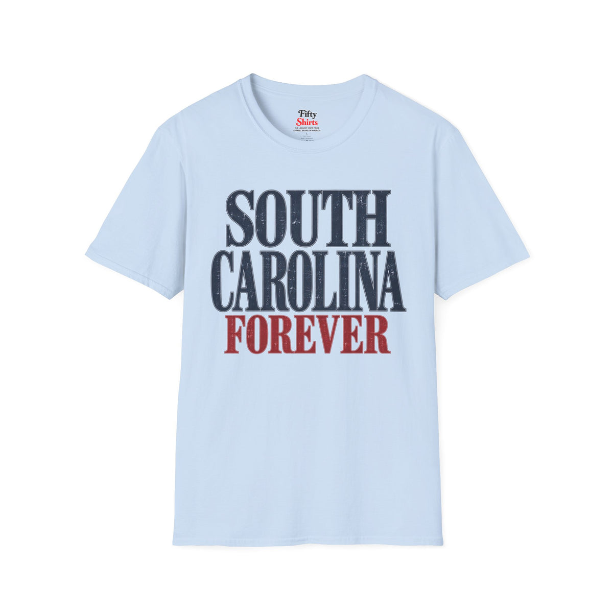 South Carolina Forever Unisex Softstyle T Shirt State Name Graphic Tee