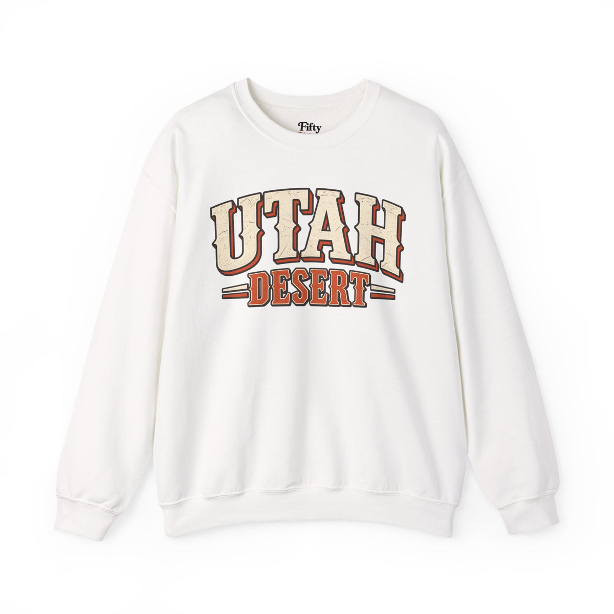 Utah Desert Unisex Crewneck Sweatshirt State Name Graphic