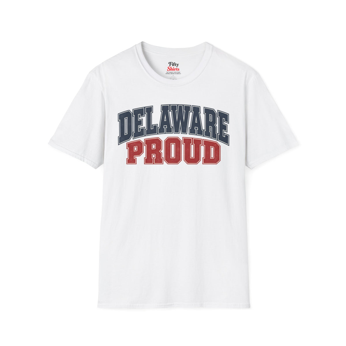 Delaware Proud Unisex Softstyle T Shirt State Name Graphic Tee