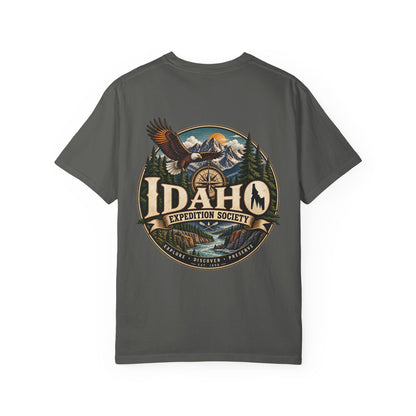 Idaho Expedition Society Unisex Comfort Color 1717 Streetwear Graphic Tee