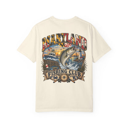 Maryland Fishing Club Unisex Comfort Color 1717 Streetwear Graphic Tee