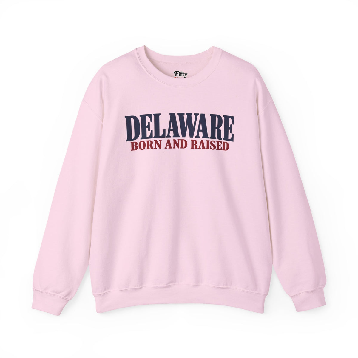 Delaware Born and Raised Premium Heritage Unisex Sweatshirt Graphic