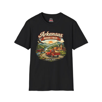 Arkansas Roadtrip Unisex Softstyle T Shirt State Pride Graphic Tee Collections FS03