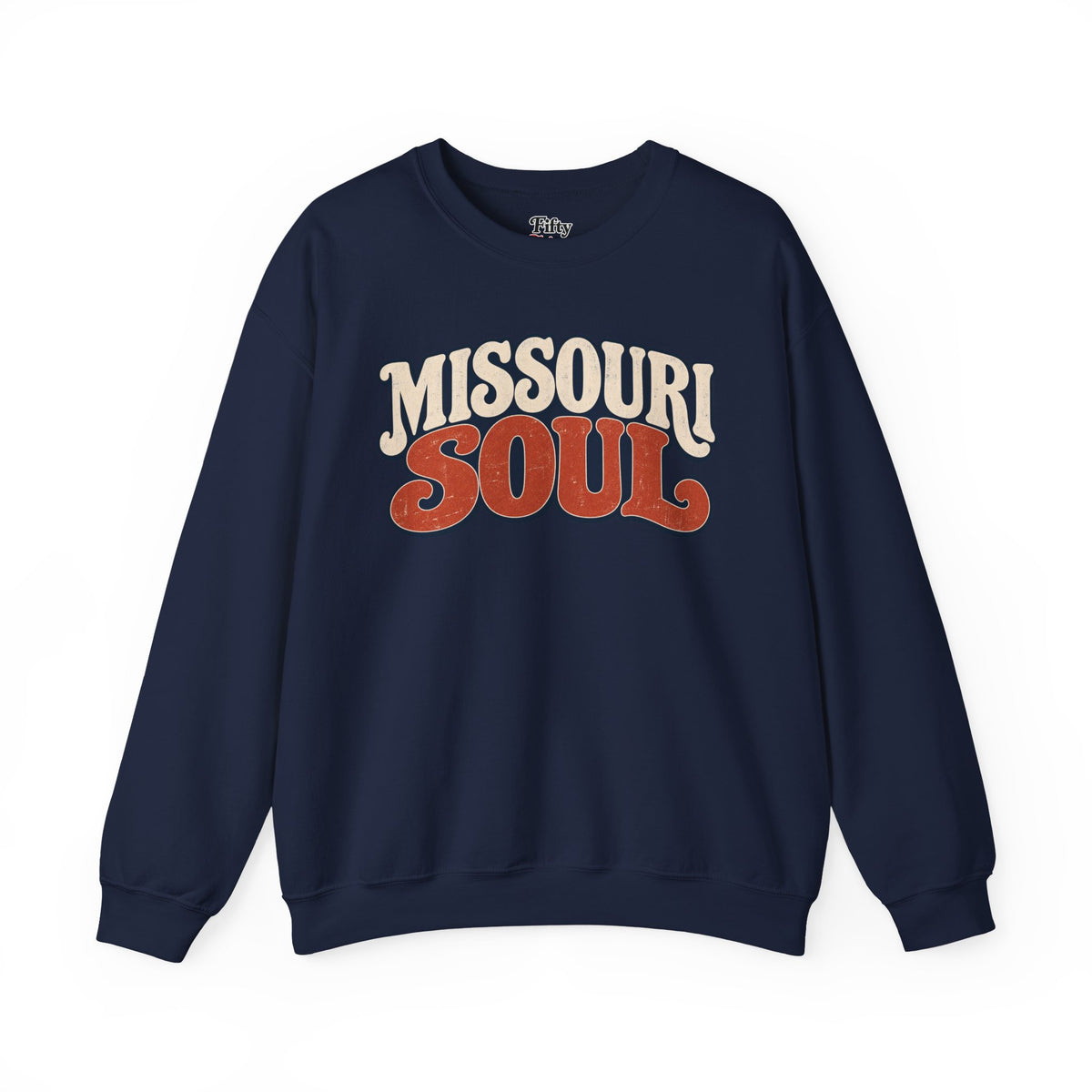 Missouri Soul Unisex Crewneck Sweatshirt State Name Graphic