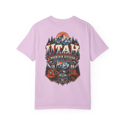Utah Mountain Division Unisex Comfort Color 1717 Streetwear Graphic Tee