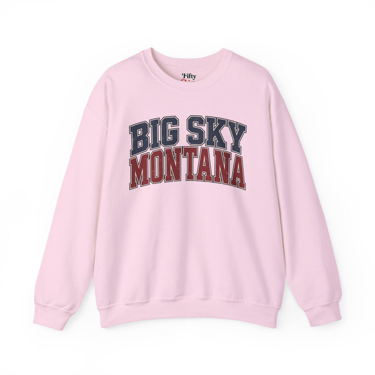 Big Sky Montana Unisex Crewneck Sweatshirt State Name Graphic