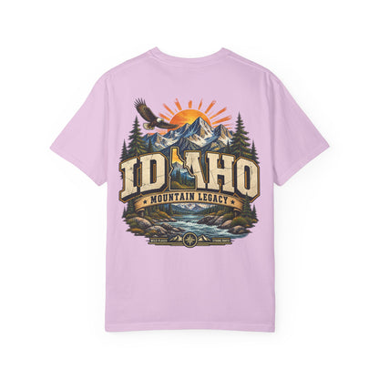 Idaho Mountain Legacy Unisex Comfort Color 1717 Streetwear Graphic Tee