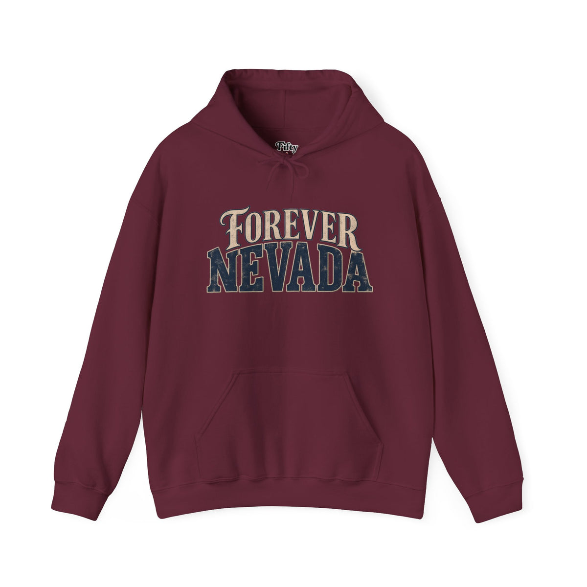 Forever Nevada Unisex Hoodie State Name Graphic