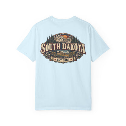 South Dakota Established 1889 Unisex Comfort Color 1717 Streetwear Graphic Tee