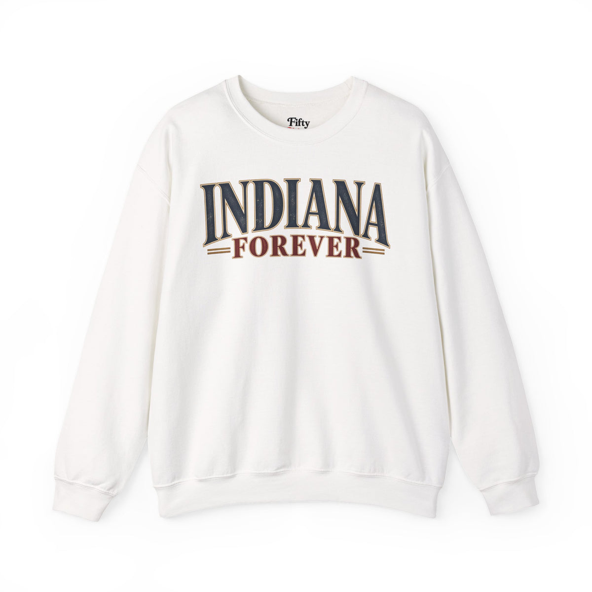 Indiana Forever Unisex Crewneck Sweatshirt State Name Graphic