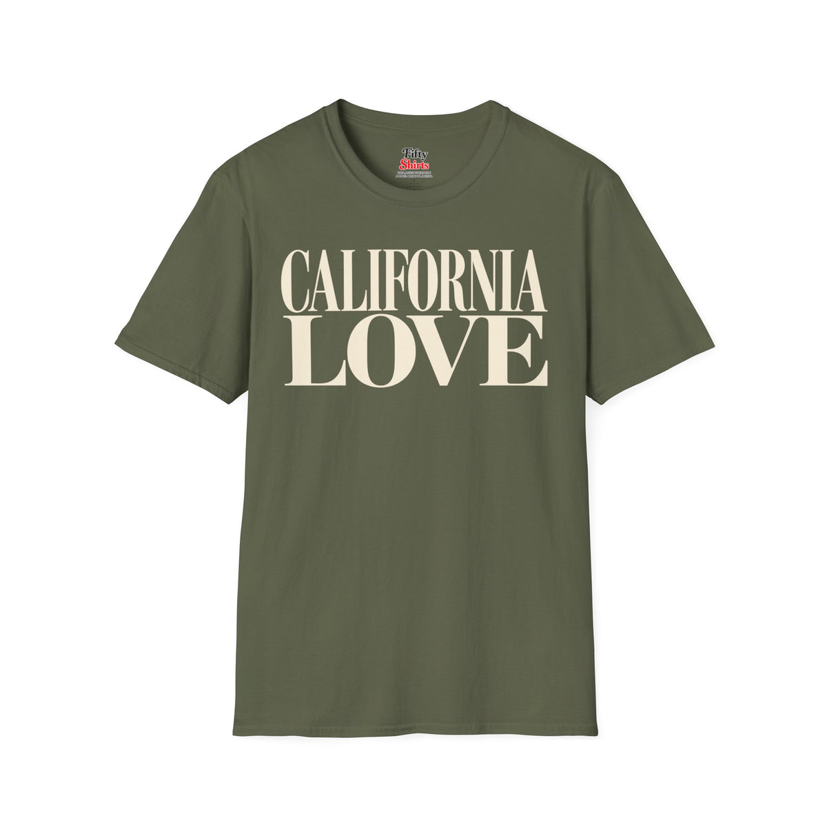 California Love Unisex Softstyle T Shirt State Name Graphic Tee
