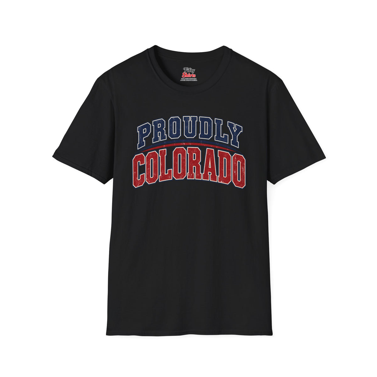 Proudly Colorado Unisex Softstyle T Shirt State Name Graphic Tee