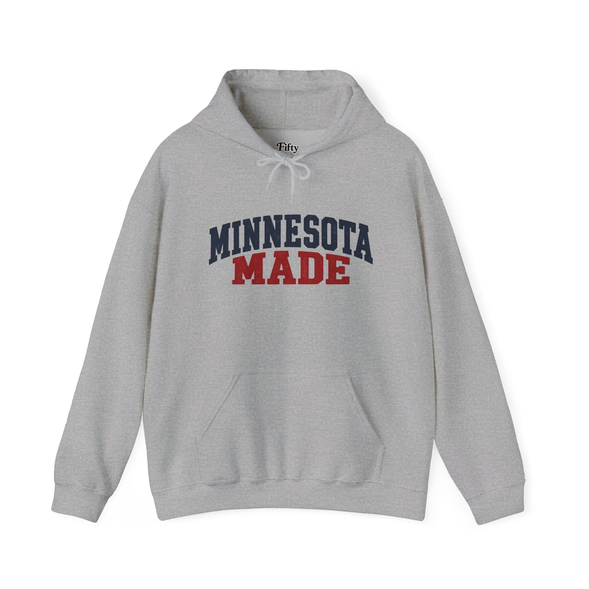 Minnesota Made Unisex Hoodie State Name Graphic