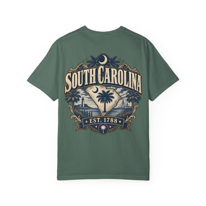South Carolina Established 1788 Unisex Comfort Color 1717 Streetwear Graphic Tee