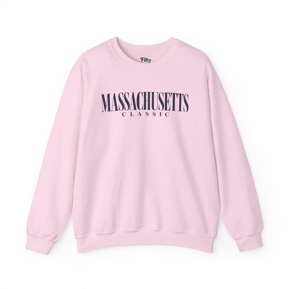 Massachusetts Classic Unisex Crewneck Sweatshirt State Name Graphic
