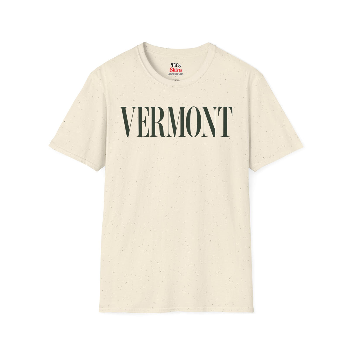 Vermont Unisex Softstyle T Shirt State Name Graphic Tee